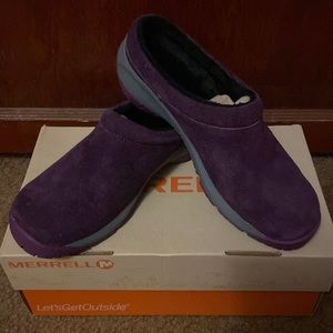 Encore Nova Purple Slide on Merrell Womens: Size 7